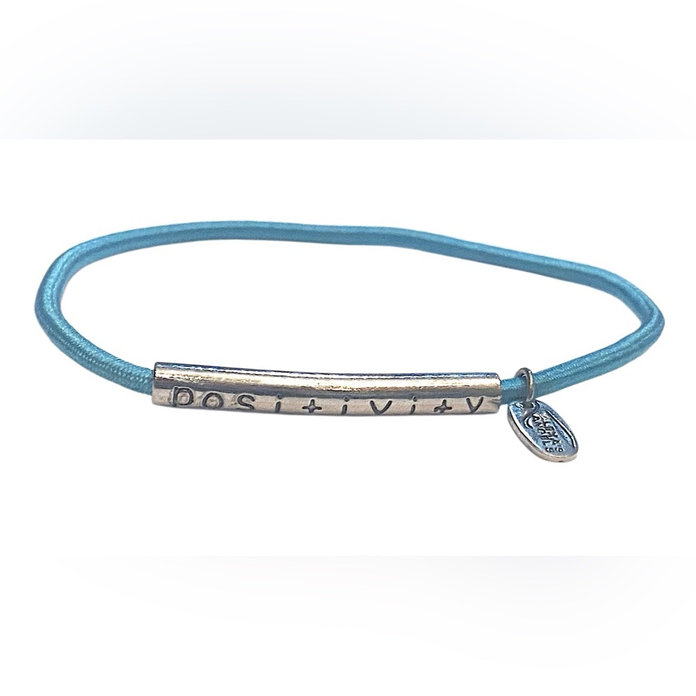 Alexa’s Angels POSITIVITY bracelet Blue Silver